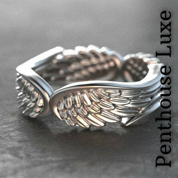 FINAL RESTOCK!! Angel Wing Wrap Ring - Picture 1 of 2